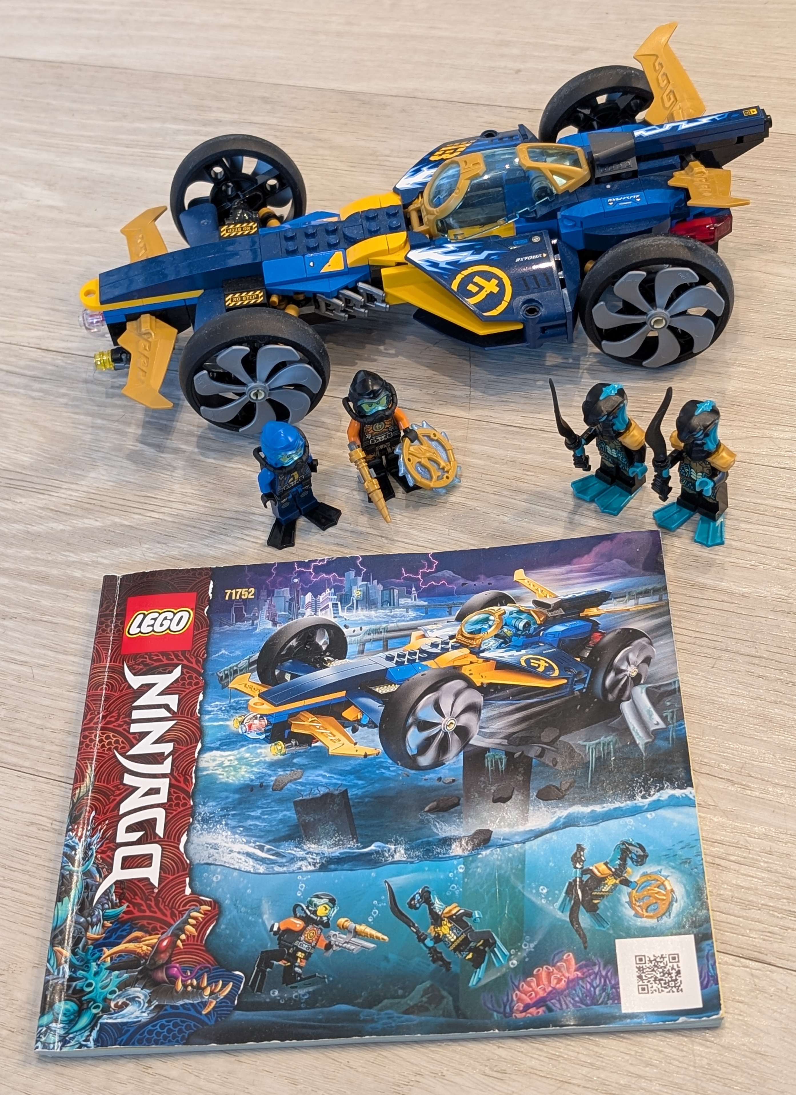 Lego NINJAGO 71752 Ninja Sub Speeder